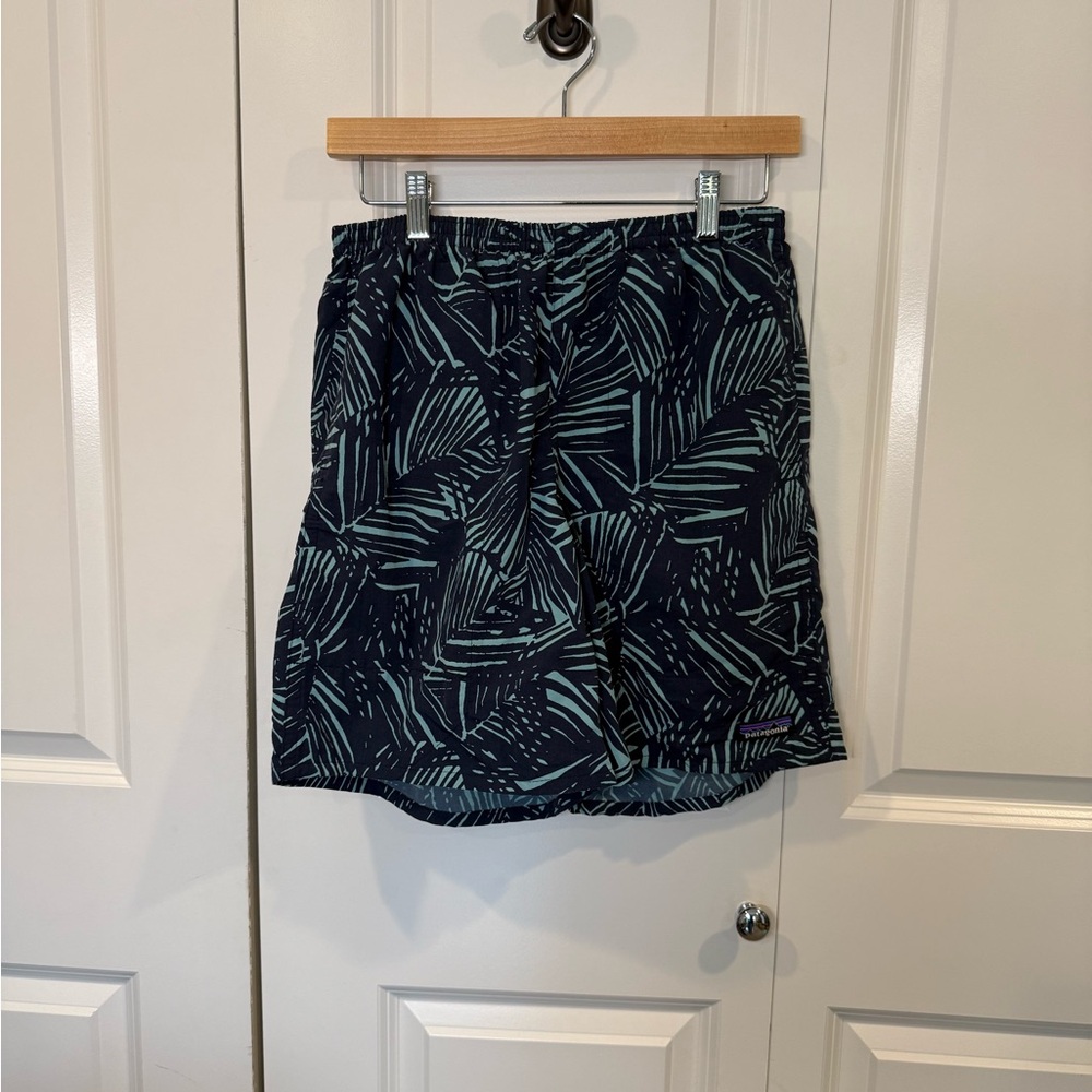 Patagonia Men's M Baggies Navy  and Teal